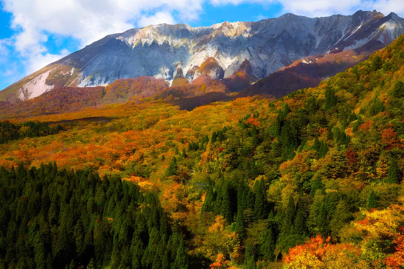 红叶大山键挂峠