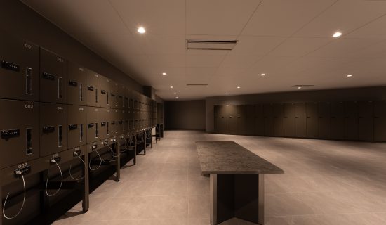 Locker room