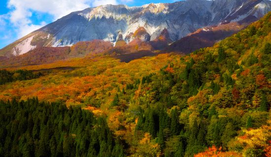 紅葉大山鍵掛峠