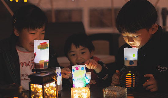 秋のキッズワークショップ